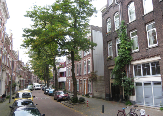 SkinnyScar house, Gwendolyn Huisman, Marijn Boterman, narrow home design, tiny home, skinny home, brick homes, tiny home design, skinny homes, Skinny house, skinny home design, narrow homes, solar power, rooftop garden,