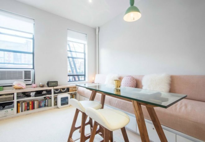 Soho Studio for rent, nyc apartments, nyc renting, manhattan apartments, dreamy scandy-chic soho
