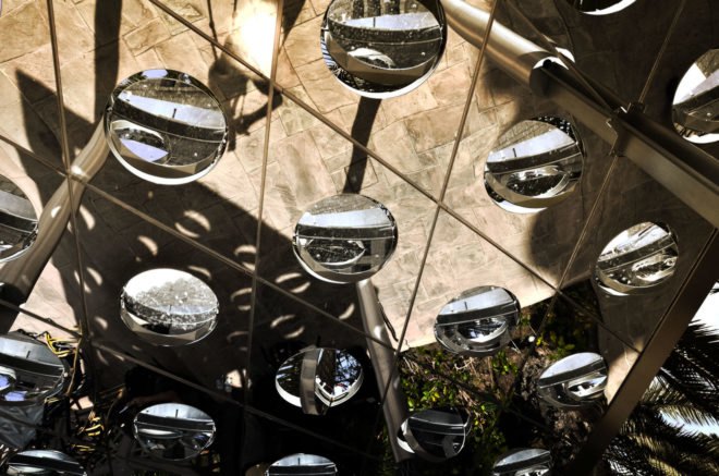 design, carlo ratti, solar power, sun&shade, renewable energy, eco art, electricity, sun&shade unveiled at Dubai museum of the future, sun&shade carl ratti, solar canopy that generates power