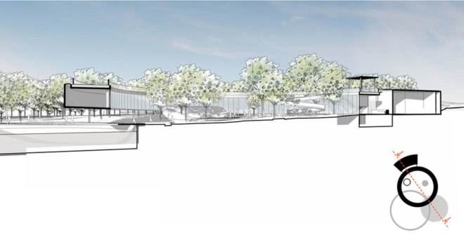 Wangari Maathai memorial, Boogertman + Partners, floating architecture, memorial, Kenya, green architecture, courtyard, timber, amphitheater, human rights, environmental activism