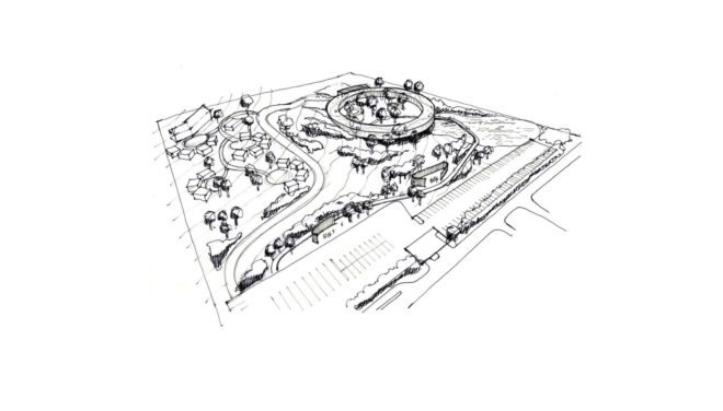 Wangari Maathai memorial, Boogertman + Partners, floating architecture, memorial, Kenya, green architecture, courtyard, timber, amphitheater, human rights, environmental activism