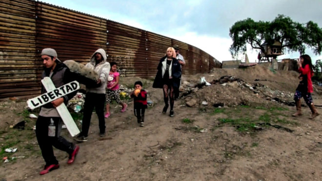 Chim↑Pom, USA Visitor Center, public art, protest art, mexican immigrants, usa immigration policy, trumps ban on immigrants, tijuana border, usa wall with mexico, mexico wall, artist collectives, japanese artist collective