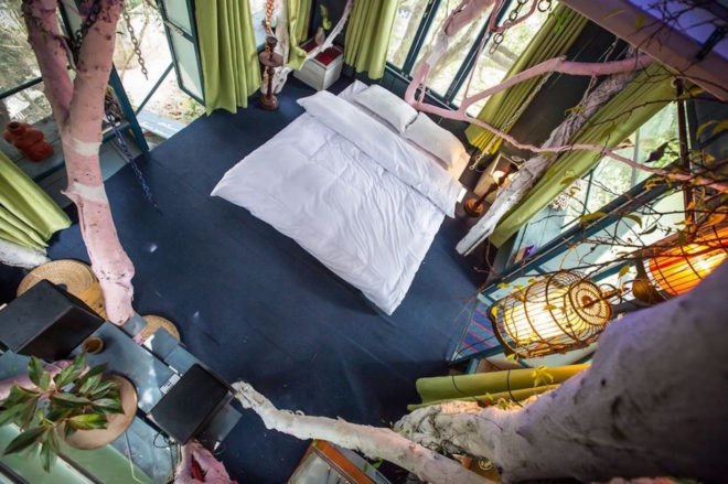 Hanoi treehouse, garden, Vietnam treehouse, modern treehouse