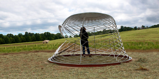 Haresh Lalvani, Pratt Institute Center for Experimental Structures, biomimicry design, humanitarian design, shelter design, 3D structures, futuristic design, emergency housing, emergency shelters, refugee housing, biomimicry design, metal housing, flat pack housing, metal shelters