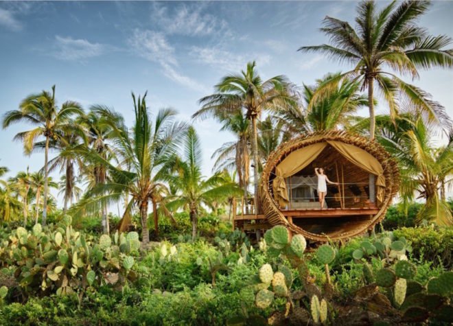 beachside treehouse, treehouse in Mexico, eco resort, treehouse getaway