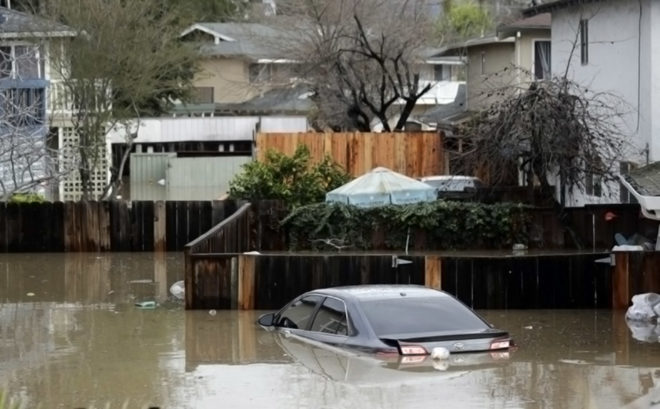 san jose, california, flooding, natural disasters, rain storms, evacuation, coyote creek