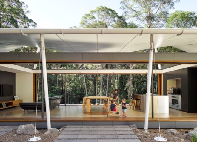 open living, architecture, indoor/outdoor architecture, tent house