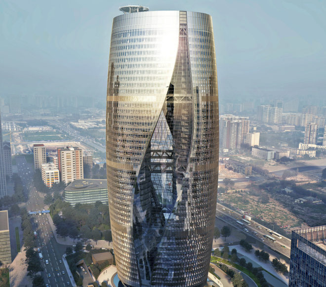 Leeza Soho by Zaha Hadid Architects, Soho and Zaha Hadid, Leeza Soho in Beijing, Zaha Hadid Beijing projects, world’s tallest atrium, tallest atrium in Beijing, Leeza Soho, LEED Gold in Beijing