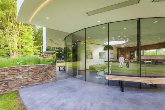 360 Villa by 123DV, circular home designs, dog-friendly custom home, circular homes in the netherlands, small circular homes, circular homes with panoramic views