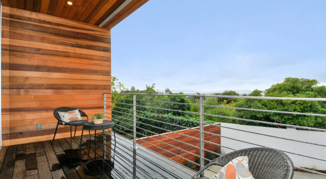 Acacia Avenue House, BONE Structure, green technology, building technology, net-zero house, Oakland, open plan layout, natural light, floor-to-ceiling windows