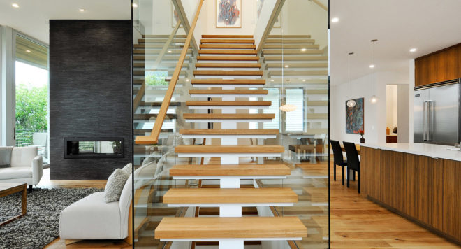 Acacia Avenue House, BONE Structure, green technology, building technology, net-zero house, Oakland, open plan layout, natural light, floor-to-ceiling windows