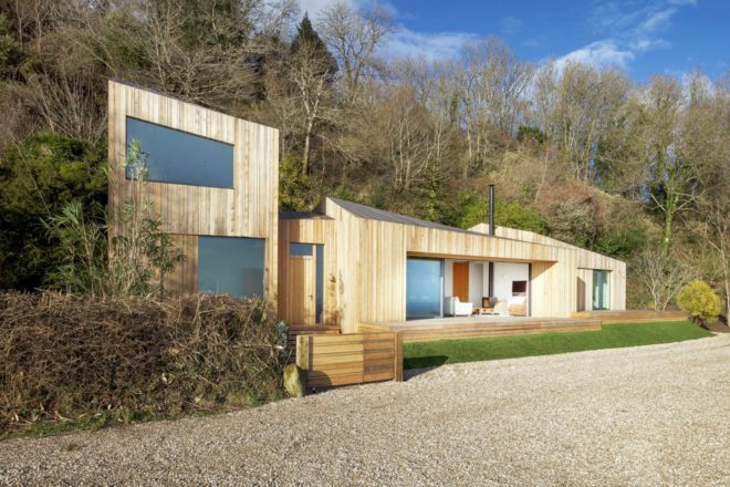 AR Design Studio, The Crow’s Nest, cliff homes, uk seaside homes, home design, larch exterior, wood homes, home renovation, resilient design, wooden cabin, cabin designs, wooden cabins, cliff home design, landscape design, interior design, landslide homes, green design, home design,