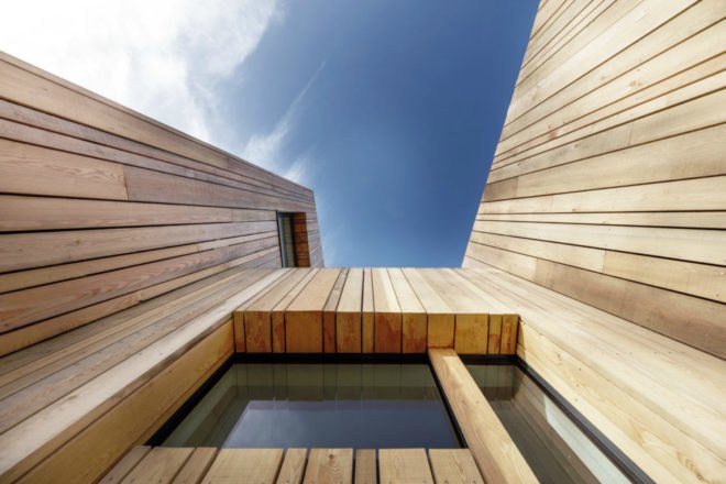 AR Design Studio, The Crow’s Nest, cliff homes, uk seaside homes, home design, larch exterior, wood homes, home renovation, resilient design, wooden cabin, cabin designs, wooden cabins, cliff home design, landscape design, interior design, landslide homes, green design, home design,