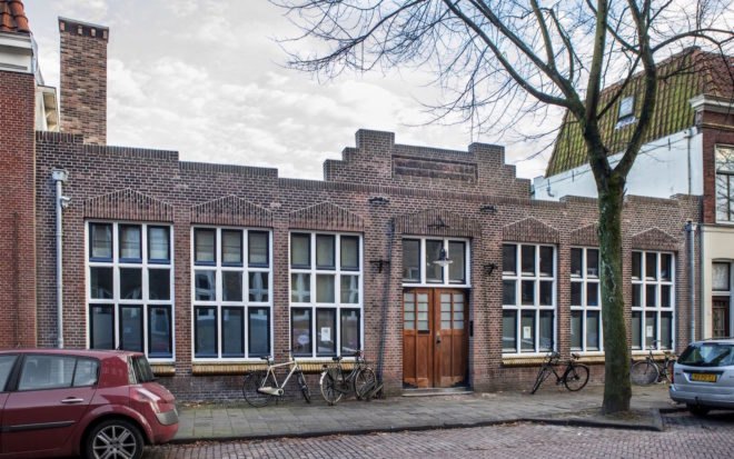 school transformed into residence, nursery turned into home, Leiden house transformation by ATELIER SPACE, adaptive reuse nursery, adaptive reuse in Leiden, Leiden projects by ATELIER SPACE, green renovation in Netherlands