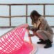 Agota Rimsaite, Panama Banana, rocking outdoor hammock, fun hammocks, hammock design, rocking hammocks, active furniture, flexible furniture, fun furniture, furniture design, rocking hammock design, pink hammock, beach hammocks, soccer goals, transportable soccer goals, beach furniture