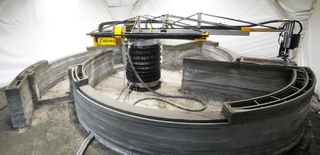 Apis Cor, PIK Group, 3D print, 3D printing, 3D printed, 3D printer, mobile 3D printer, 3D printed house, 3D printed tiny house, 3D printed home, 3D printed tiny home, 3D printed building, home, house, tiny house, tiny house, construction, Russia