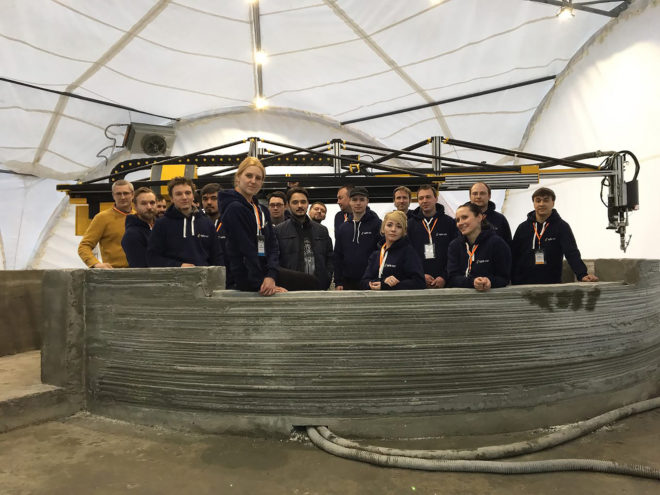 Apis Cor, PIK Group, 3D print, 3D printing, 3D printed, 3D printer, mobile 3D printer, 3D printed house, 3D printed tiny house, 3D printed home, 3D printed tiny home, 3D printed building, home, house, tiny house, tiny house, construction, Russia