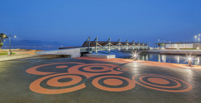 Bostanlı Footbridge and Bostanlı Sunset Lounge, wooden structure, footbridge, Turkey, Studio Evren Başbuğ: steb, steel frame, pedestrian bridge, green architecture, urban regeneration, themowood, IzmirSea