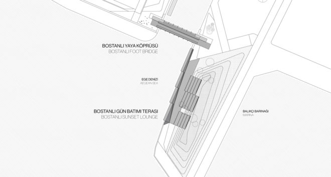 Bostanlı Footbridge and Bostanlı Sunset Lounge, wooden structure, footbridge, Turkey, Studio Evren Başbuğ: steb, steel frame, pedestrian bridge, green architecture, urban regeneration, themowood, IzmirSea