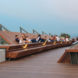 Bostanlı Footbridge and Bostanlı Sunset Lounge, wooden structure, footbridge, Turkey, Studio Evren Başbuğ: steb, steel frame, pedestrian bridge, green architecture, urban regeneration, themowood, IzmirSea