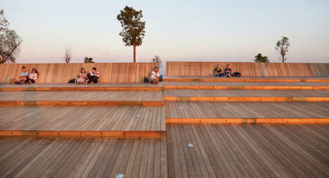 Bostanlı Footbridge and Bostanlı Sunset Lounge, wooden structure, footbridge, Turkey, Studio Evren Başbuğ: steb, steel frame, pedestrian bridge, green architecture, urban regeneration, themowood, IzmirSea