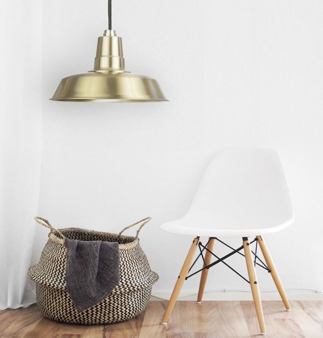 Barn lamp, barn light, Eames chair, barn lighting, LED barn light, modern rustic, rustic modern