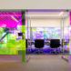 Canvas Worldwide headquarters, Silicon Beach, green headquarters, dichroic glass, Canvas Worldwide, Architecture Plus Information, natural light, flexible spaces, meeting spaces, green architecture, green interior