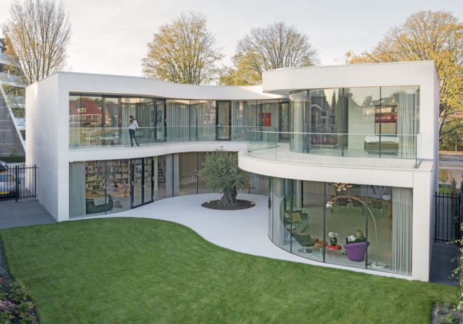 Casa Kwantes by MVRDV, Casa Kwantes in Rotterdam, solar-powered Casa Kwantes, home with olive tree, contemporary homes in Rotterdam, self sufficient house Rotterdam