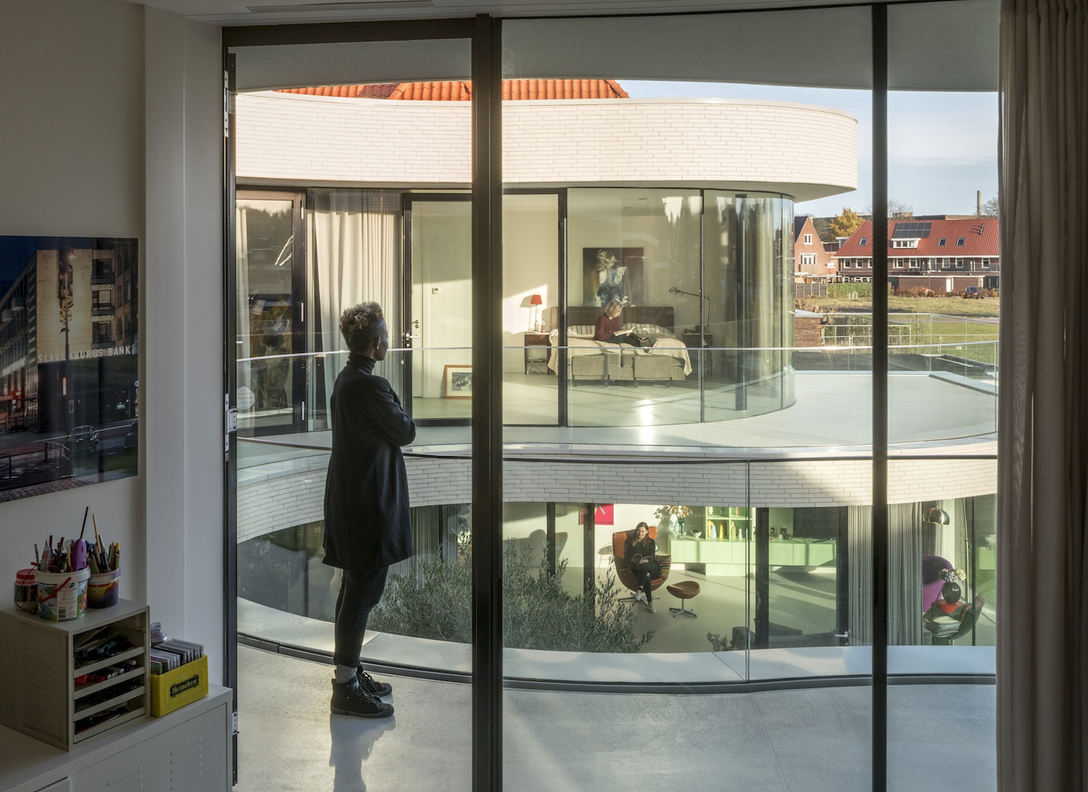Casa Kwantes by MVRDV, Casa Kwantes in Rotterdam, solar-powered Casa Kwantes, home with olive tree, contemporary homes in Rotterdam, self sufficient house Rotterdam
