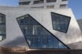 Leuphana Central Building, Studio Libeskind, green roof, Germany, zinc cladding, zero-emission, atrium, skylights, green architecture, exposed concrete, renewable energy sources