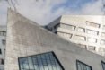 Leuphana Central Building, Studio Libeskind, green roof, Germany, zinc cladding, zero-emission, atrium, skylights, green architecture, exposed concrete, renewable energy sources