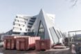 Leuphana Central Building, Studio Libeskind, green roof, Germany, zinc cladding, zero-emission, atrium, skylights, green architecture, exposed concrete, renewable energy sources