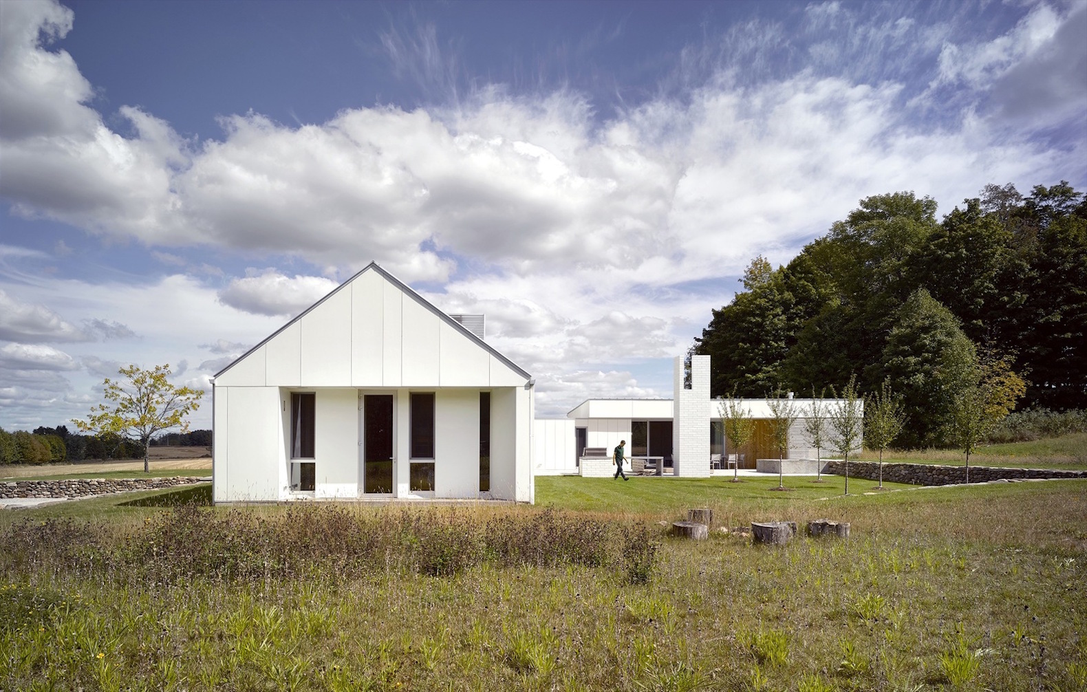 Compass House by superkül, Compass House in Canada, LEED Gold Compass House, custom energy efficient house, geothermal powered vacation homes, superkül designed homes