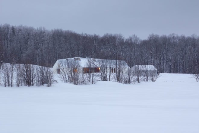 Compass House by superkül, Compass House in Canada, LEED Gold Compass House, custom energy efficient house, geothermal powered vacation homes, superkül designed homes