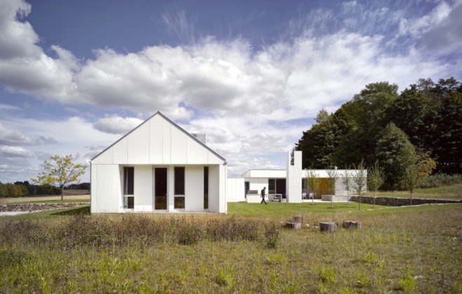 Compass House by superkül, Compass House in Canada, LEED Gold Compass House, custom energy efficient house, geothermal powered vacation homes, superkül designed homes