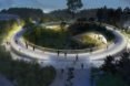 Copenhagen Zoo pandas, Panda House by BIG, Copenhagen Zoo Panda House by BIG, BIG-designed zoo architecture, panda habitat in zoos, circular panda house, yin yang inspired architecture, Copenhagen Zoo architecture