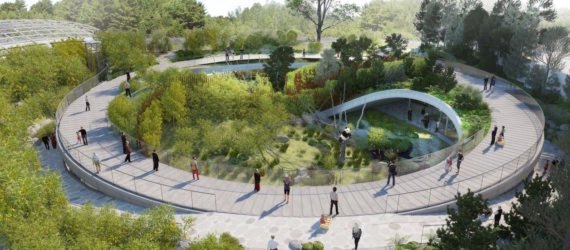 Copenhagen Zoo pandas, Panda House by BIG, Copenhagen Zoo Panda House by BIG, BIG-designed zoo architecture, panda habitat in zoos, circular panda house, yin yang inspired architecture, Copenhagen Zoo architecture