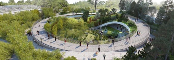 Copenhagen Zoo pandas, Panda House by BIG, Copenhagen Zoo Panda House by BIG, BIG-designed zoo architecture, panda habitat in zoos, circular panda house, yin yang inspired architecture, Copenhagen Zoo architecture