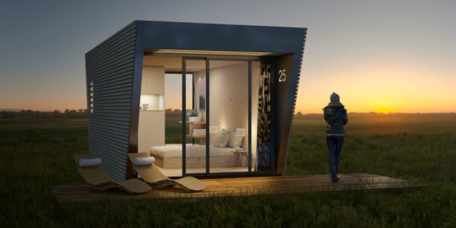 In Tenta, dropbox portable hotel suite, microarchitecture, green design, hotel design, micro hotels, micro lodging, modular microarchitecture, modular building, modular architecture, modular hotels, mini hotels, tiny room hotel