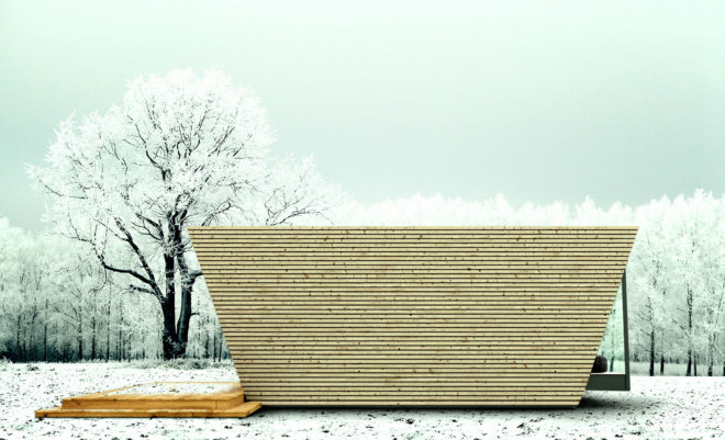 In Tenta, dropbox portable hotel suite, microarchitecture, green design, hotel design, micro hotels, micro lodging, modular microarchitecture, modular building, modular architecture, modular hotels, mini hotels, tiny room hotel