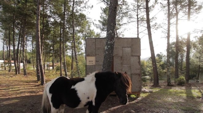 Ecocubo, Ecocubo house, prefabricated cork house, cork architecture, Ecocubo by António Fernandes, cork Ecocubo house, Ecocubo pop up home,