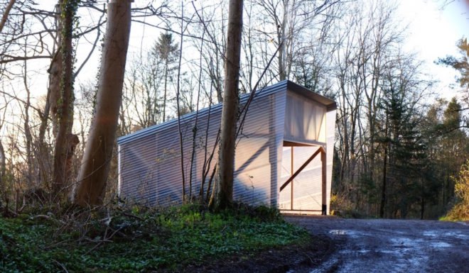Ghost Barn by Invisible Studio, fiberglass prototyping workshop, model making workshop in the woods, Ghost Barn workshop, Ghost Barn prototyping workshop,