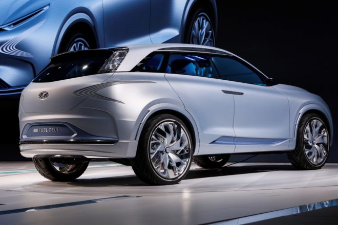 hyundai, hyundai fe fuel cell concept, 2017 geneva motor show, geneva motor show, hyundai tucson, hyundai tucson fuel cell, fuel cell vehicle, hydrogen vehicle, hydrogen, green car, green suv, green transportation