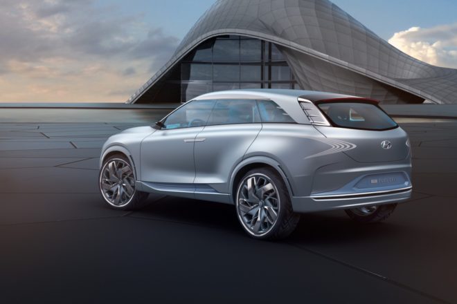 hyundai, hyundai fe fuel cell concept, 2017 geneva motor show, geneva motor show, hyundai tucson, hyundai tucson fuel cell, fuel cell vehicle, hydrogen vehicle, hydrogen, green car, green suv, green transportation