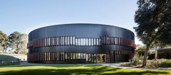Ivanhoe Grammar Senior Years & Science Center by McBride Charles Ryan, school design by McBride Charles Ryan, colorful school architecture, WAN Color in Architecture Award winner, Ivanhoe Grammar School architecture,
