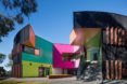 Ivanhoe Grammar Senior Years & Science Center by McBride Charles Ryan, school design by McBride Charles Ryan, colorful school architecture, WAN Color in Architecture Award winner, Ivanhoe Grammar School architecture,
