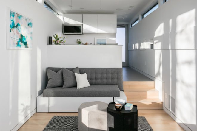 Kasita by Jeff Wilson, Kasita tiny house, Kasita cost, Kasita homes, Kasita housing, tiny housing in cities, smart tiny house, prefabricated tiny homes in cities, Kasita micro home, Kasita at SXSW