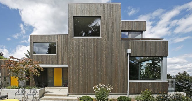 Madrona Passive House, Shed Architecture & Design, net zero, Seattle, solar power, energy efficiency, modular house, green roof, green architecture, insulation, passive house, rainwater harvesting, heat recovery, energy consumption