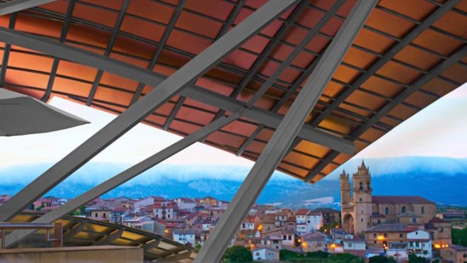 Marques de Riscal hotel by Frank Gehry, Marques de Riscal winery, Marques de Riscal hotel, Marques de Riscal architecture, modern architecture in Elciego, Elciego avant garde hotel, Frank Gehry hotel