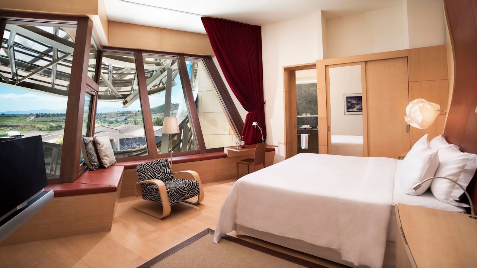 Marques de Riscal hotel by Frank Gehry, Marques de Riscal winery, Marques de Riscal hotel, Marques de Riscal architecture, modern architecture in Elciego, Elciego avant garde hotel, Frank Gehry hotel